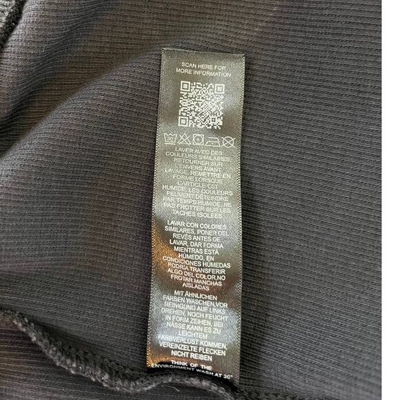 ASOS DESIGN Rib Legging in Acid Wash in Charcoal Size 8 - Picture 9 of 9